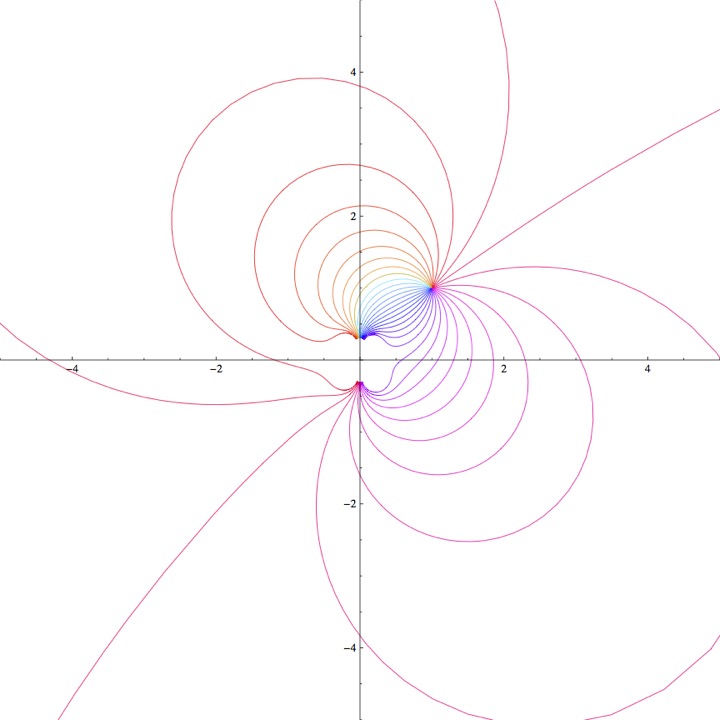 Geodesics of quadratic vector fields (case 111)