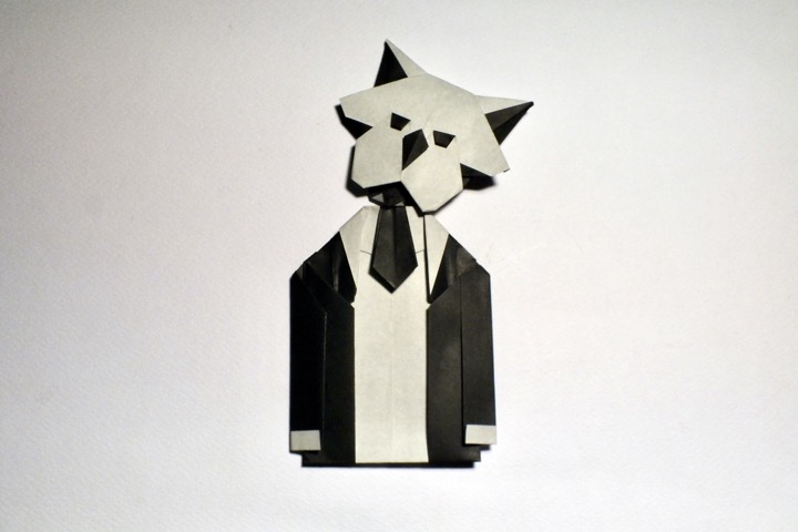 Cat in a suit  (Sebastien Limet)