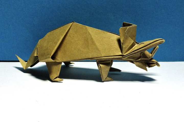 29. Triceratops (John Montroll)