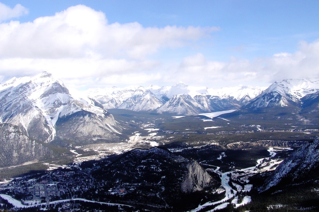 From Sulphur Mountain, Banff, 03/2009