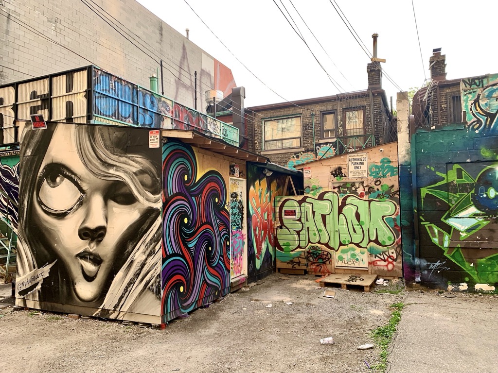 Graffiti alley, Toronto, 05/2022