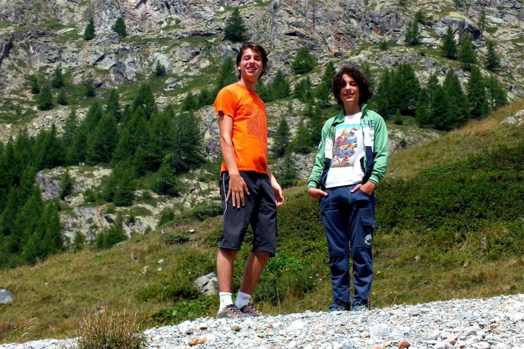 Leo e Jacopo; Prarayer, 08/2012