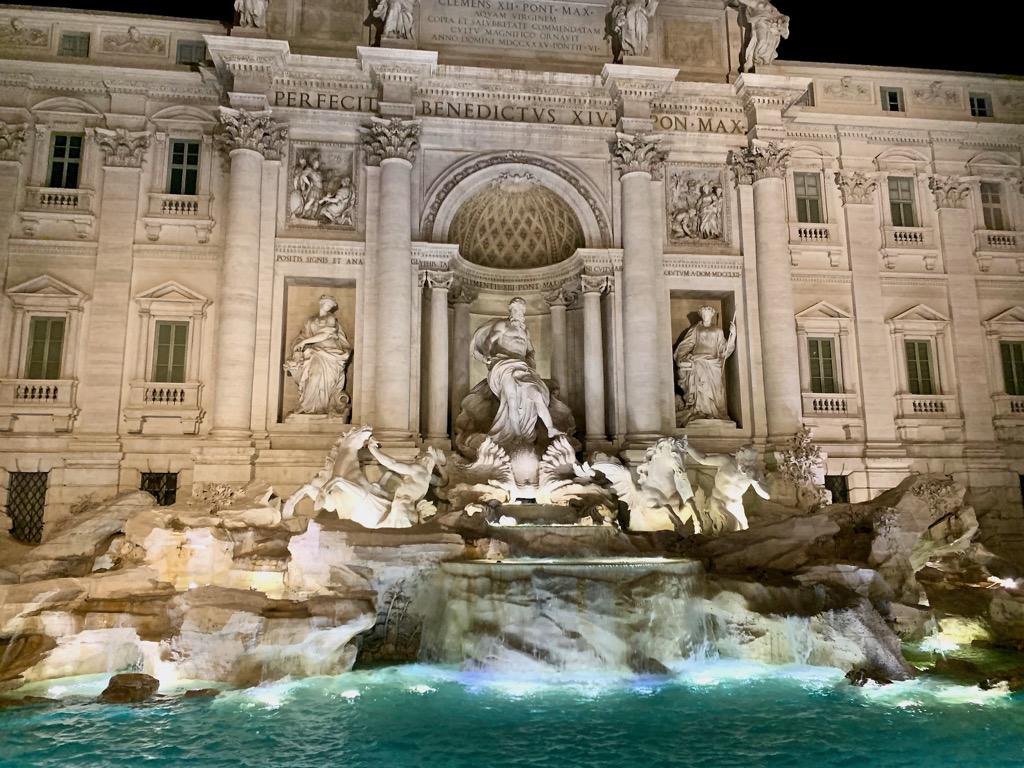 Fontana di Trevi; Roma, 07/2020