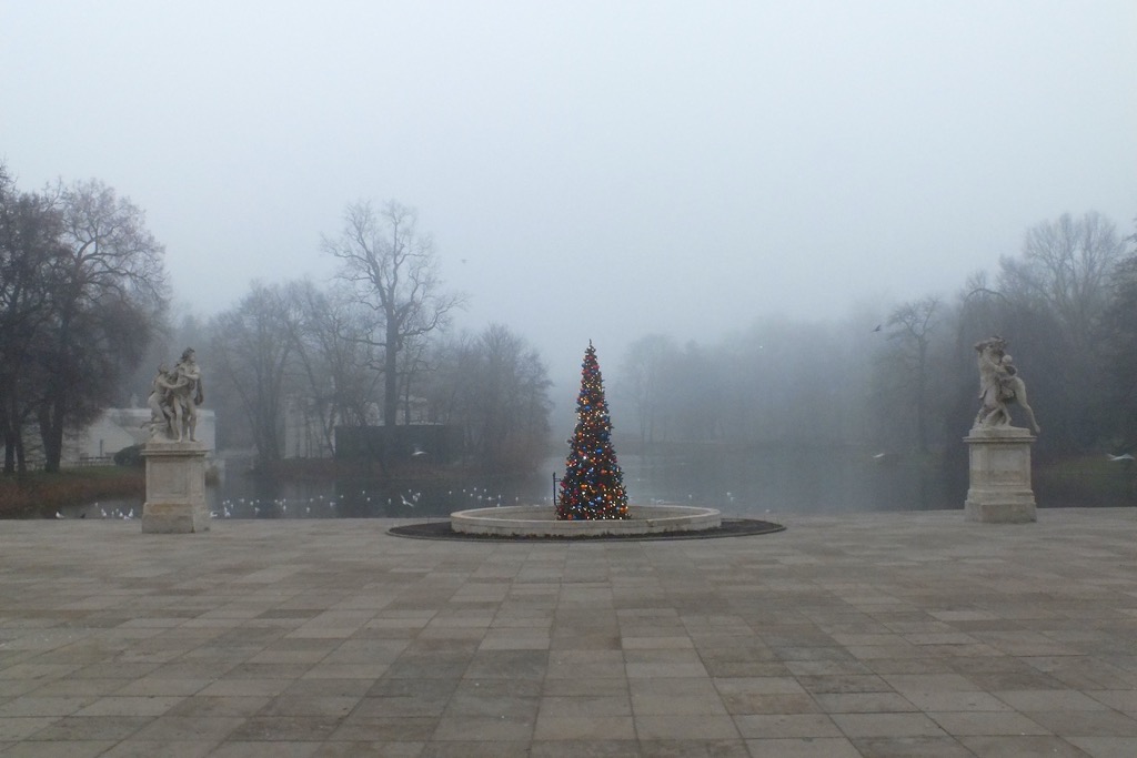 Lazienki park, Warsaw, 12/2015