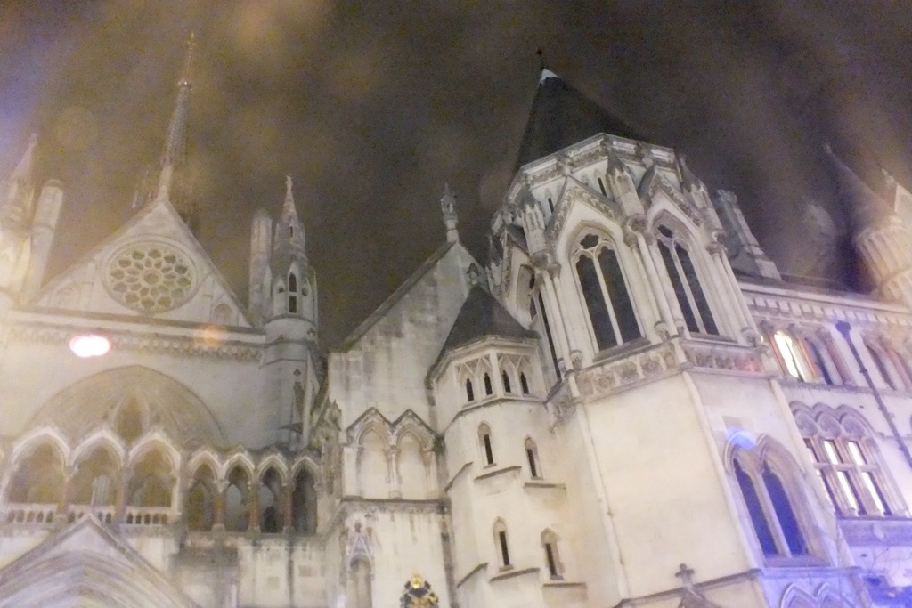 Royal courts of justice, London, 12/2015