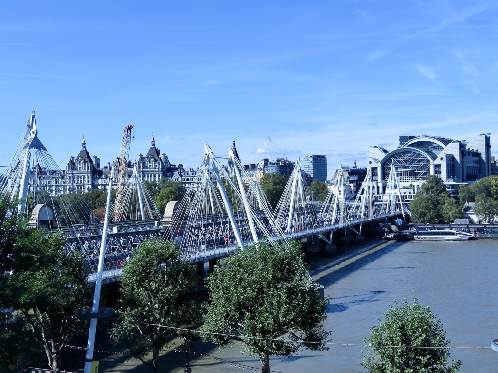 Hungerford bridge, London, 09/2023