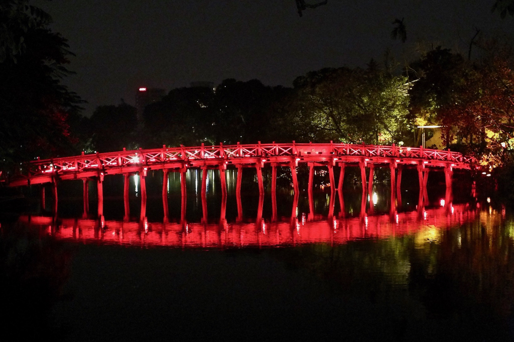Huc bridge, Hanoi, 11/2018