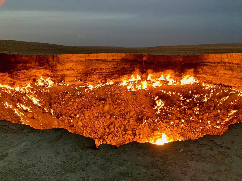 Darvaza gas crater, 12/2019