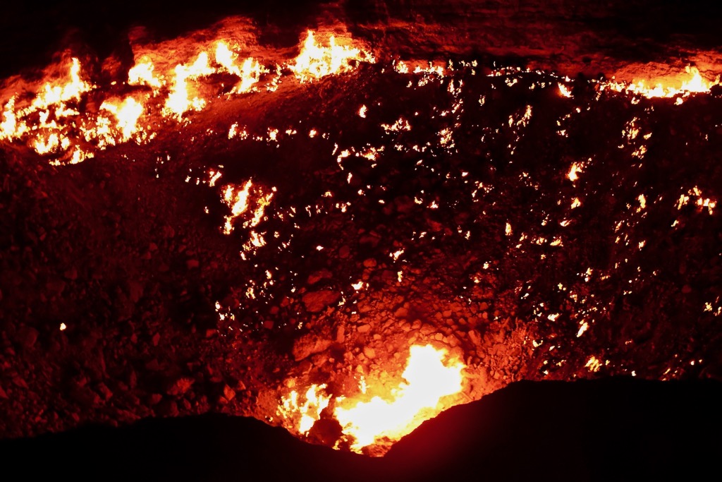 Darvaza gas crater, 12/2019
