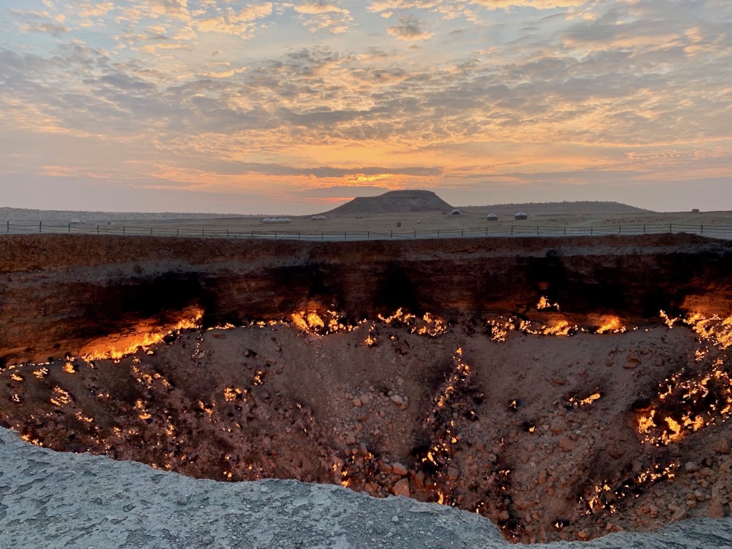 Darvaza gas crater, 12/2019