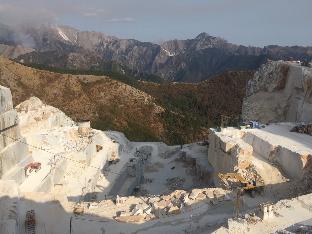 Cave di marmo, Carrara, 08/2017