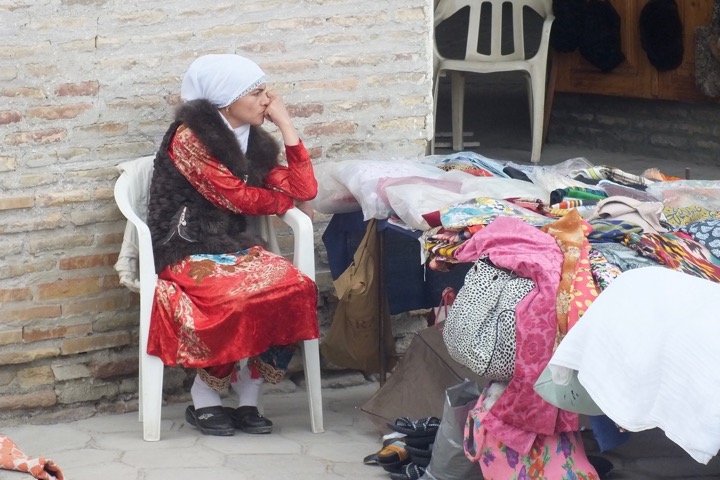 Taki telpak bazaar, Bukhara, 05/2016