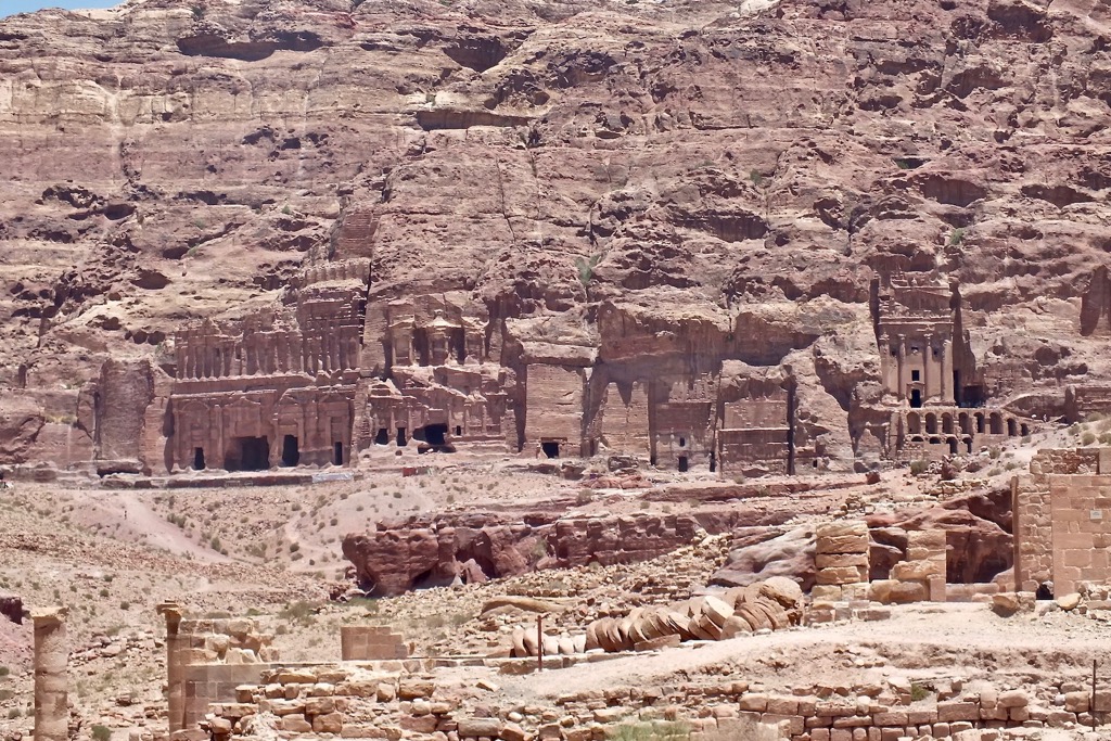 Royal tombs, Petra, 06/2017