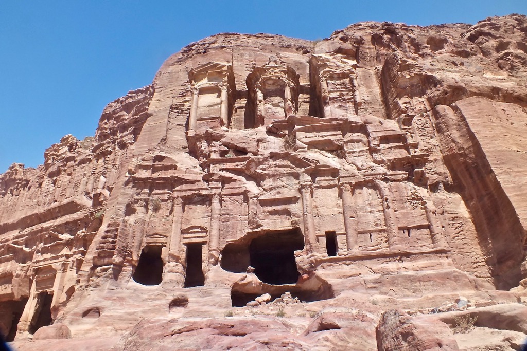 Corinthian tomb, Petra, 06/2017