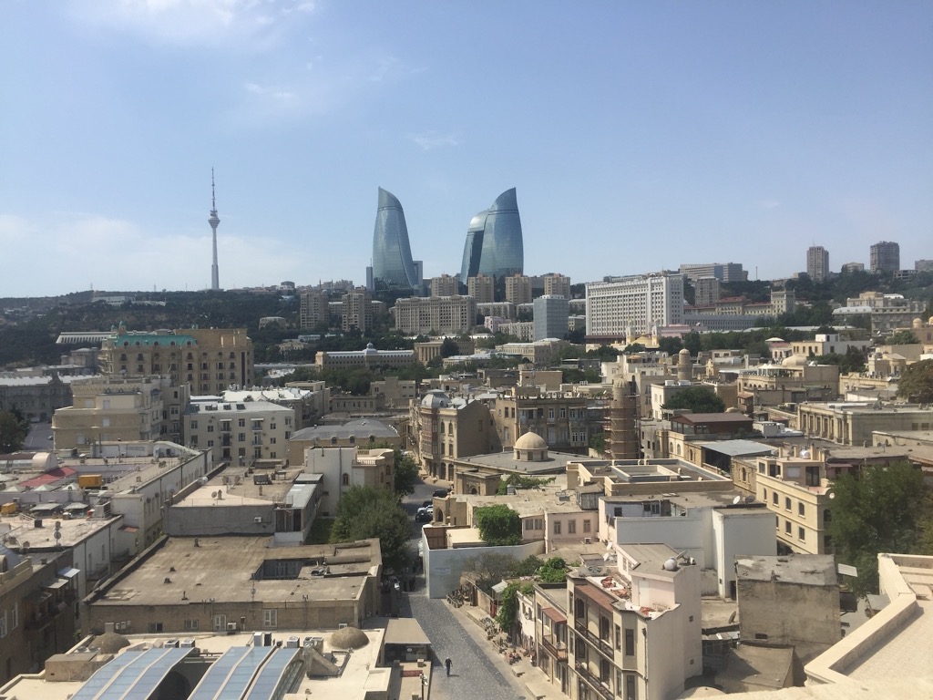 Flame towers, Baku, 08/2017