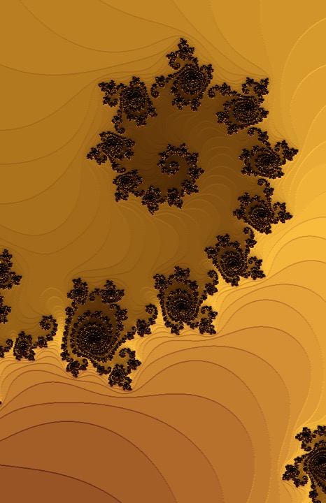 Julia set of z^2 - 0.194 + 0.6557 i: detail