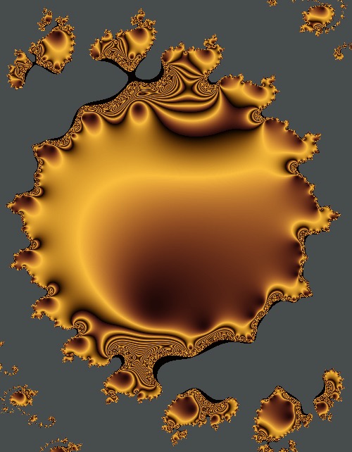 Julia set of z^2 - 0.75438 - 0.21267 i: detail
