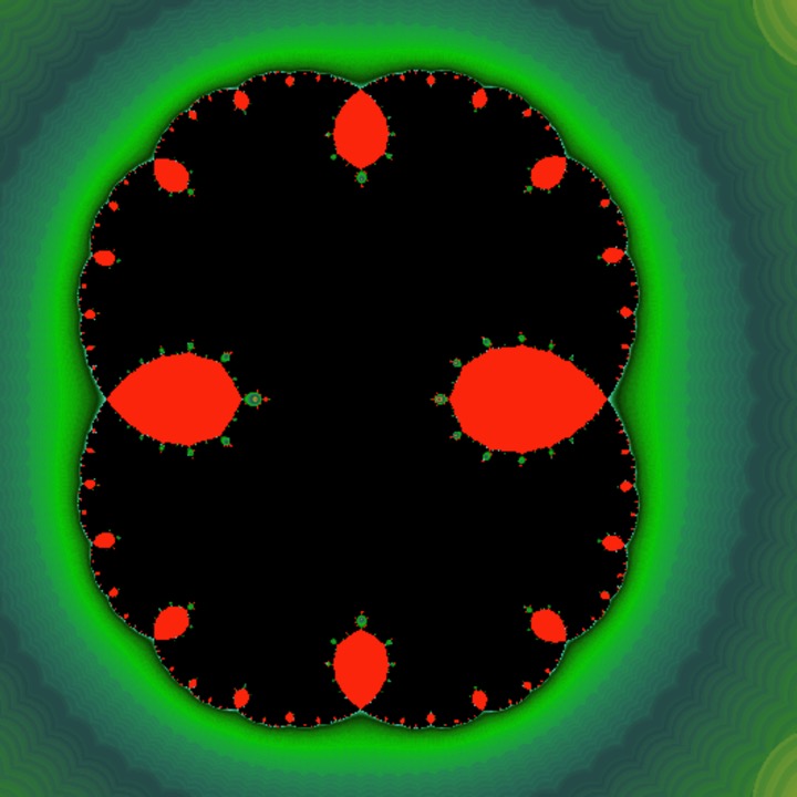 Julia set of (z^2 / (2z - 1))^2