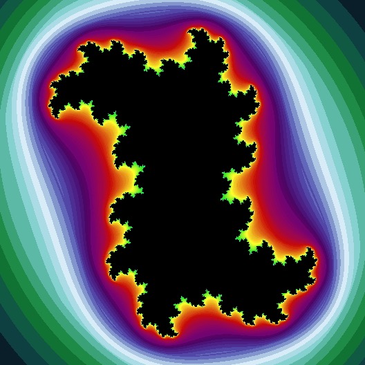 Julia set of z^2+0.31+0.4 i
