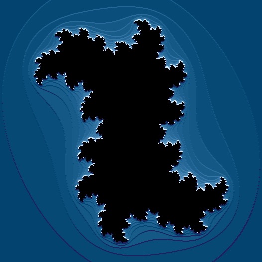 Julia set of z^2+0.31+0.4 i
