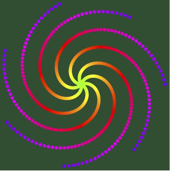 A mathematical pi sunflower