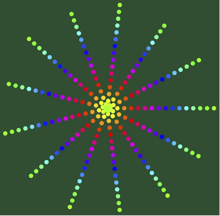 A mathematical 2/13 sunflower