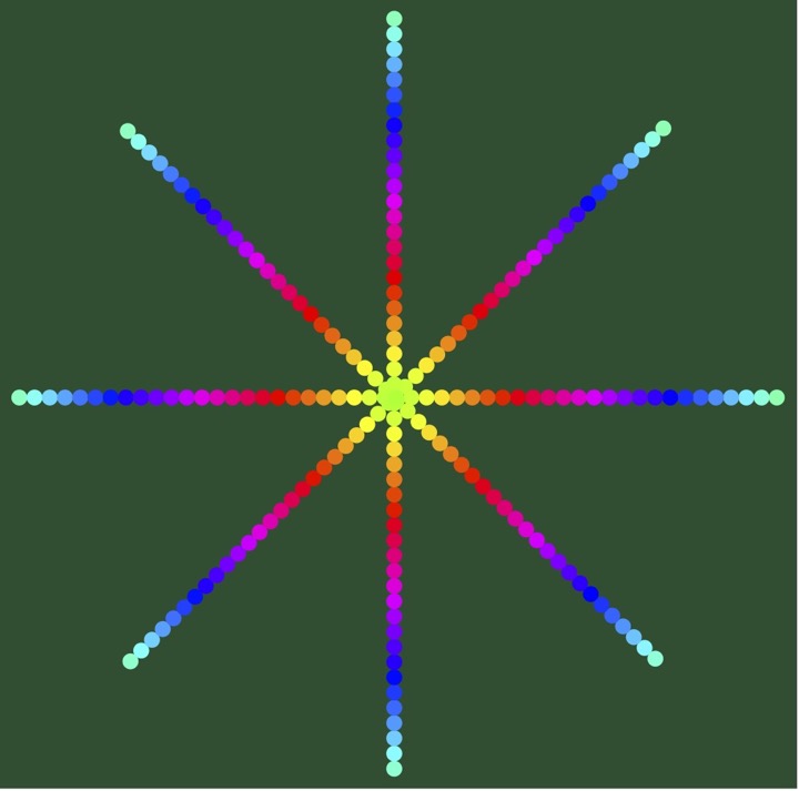 A mathematical 7/8 sunflower