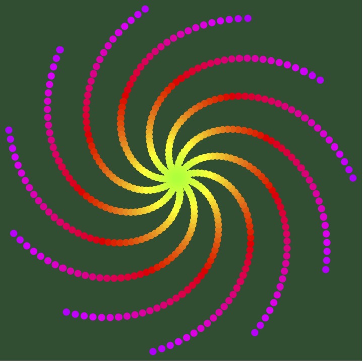 A mathematical square root of golden ratio sunflower