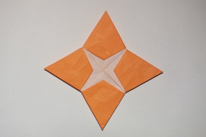 11. Double four-pointed star (John Montroll)