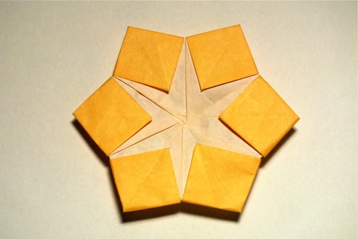 18. Double six-pointed star (John Montroll)