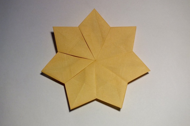 22. Seven-pointed star (John Montroll)