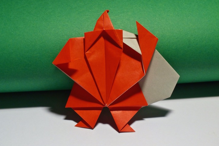 62. Santa Claus with bag (Akira Yoshizawa)