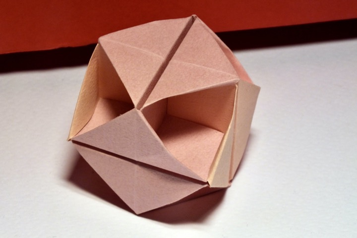 24. Vertical slit cubic octahedron (Tomoko Fuse)