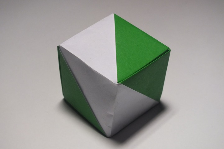 5. Cube of triangles (John Montroll)