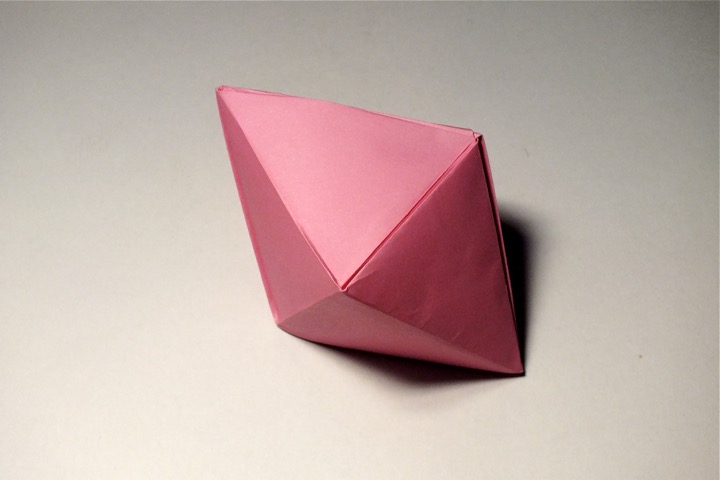 41. Silver square dipyramid