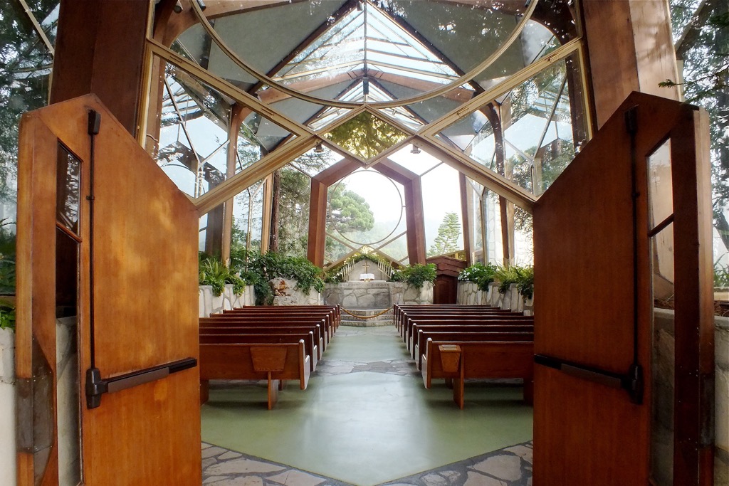 Wayfarers chapel, Palos Verdes, 01/2013
