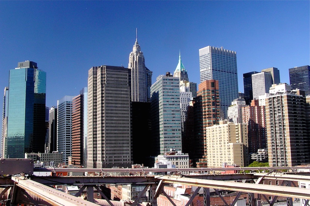 View from the Brooklyn Bridge, 10/2010