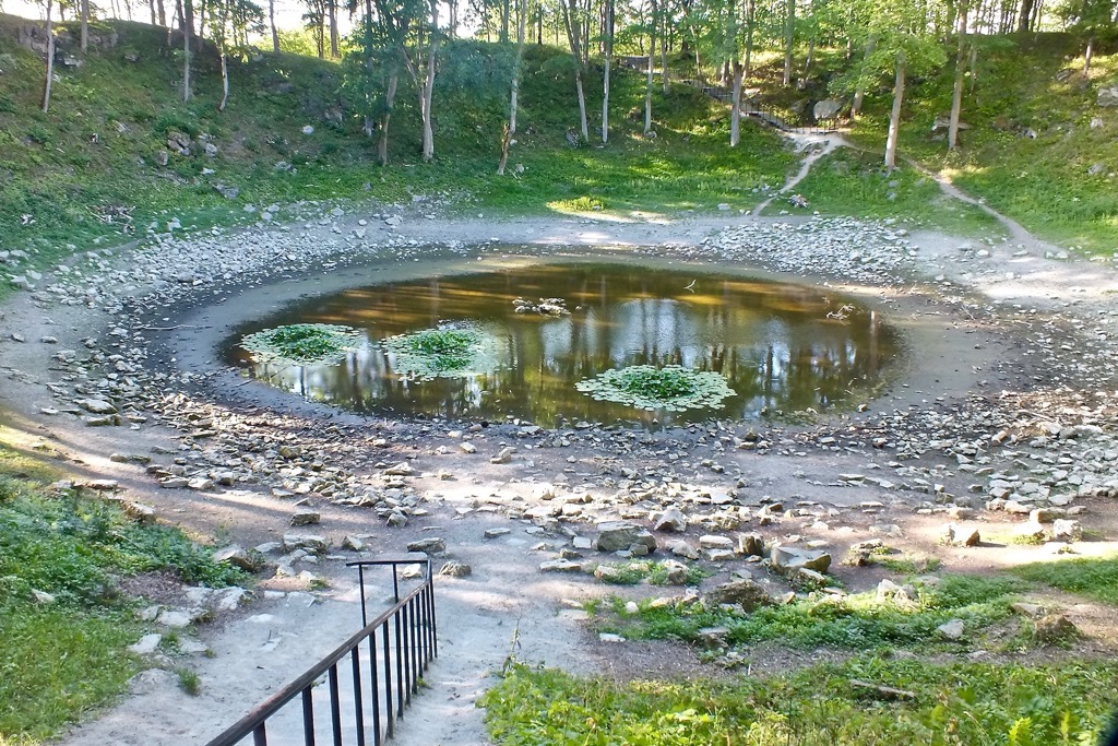 Kaali crater, Saaremaa, 08/2018